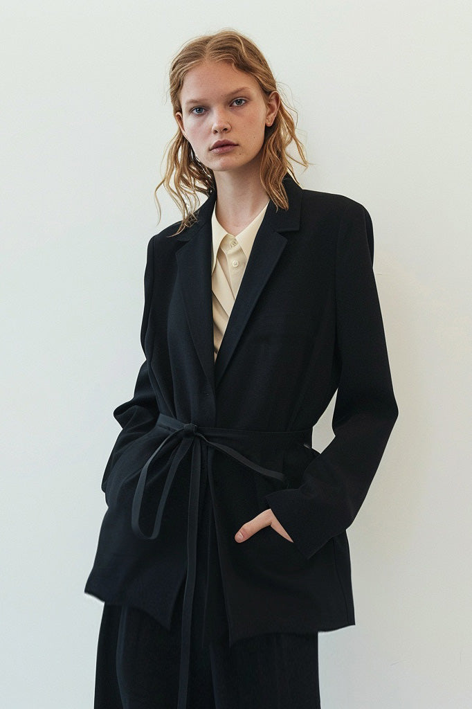 Bel-Air Sommerblazer schwarz | THE NEW SOCIETY