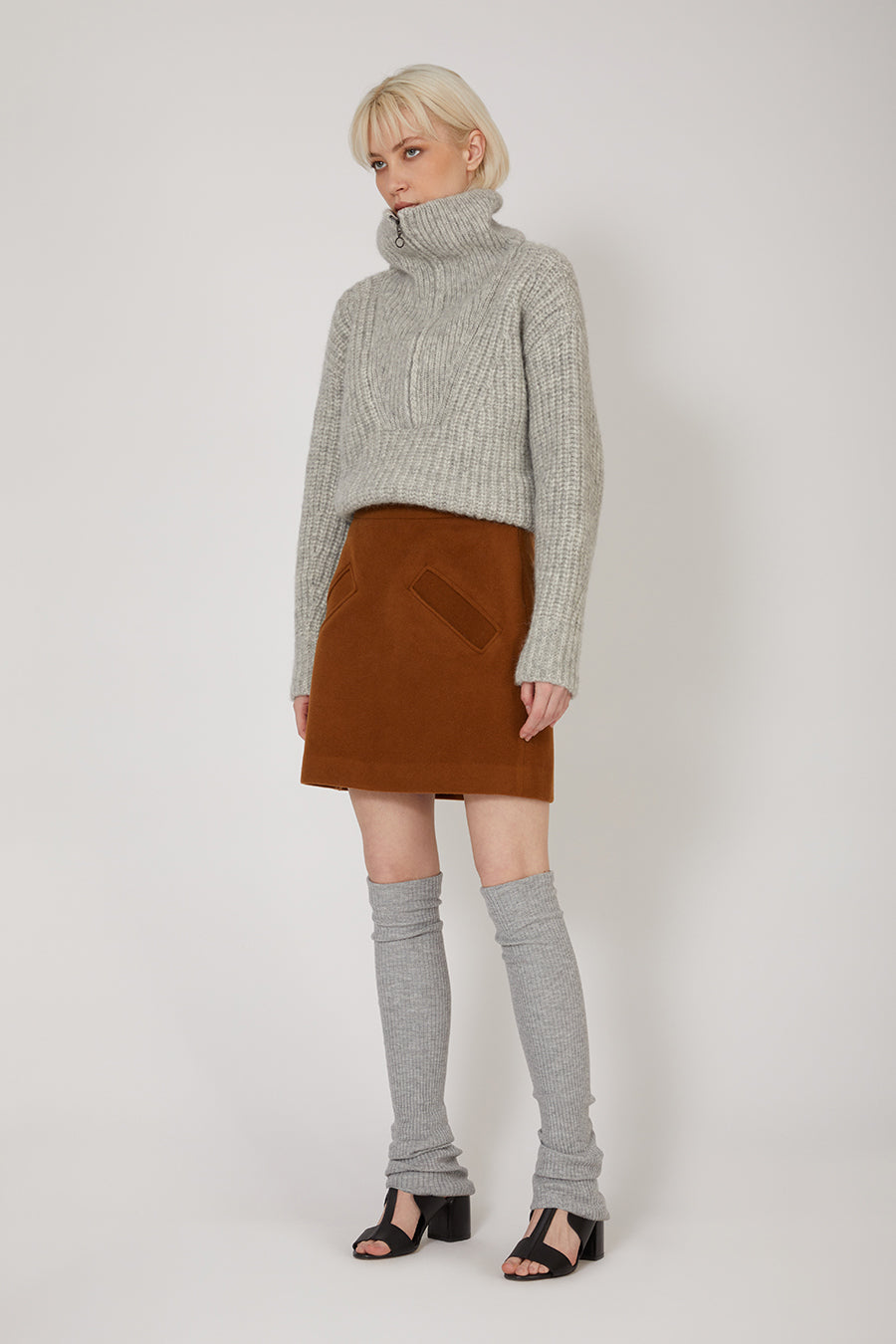 Bonnie Sweater - heather grey