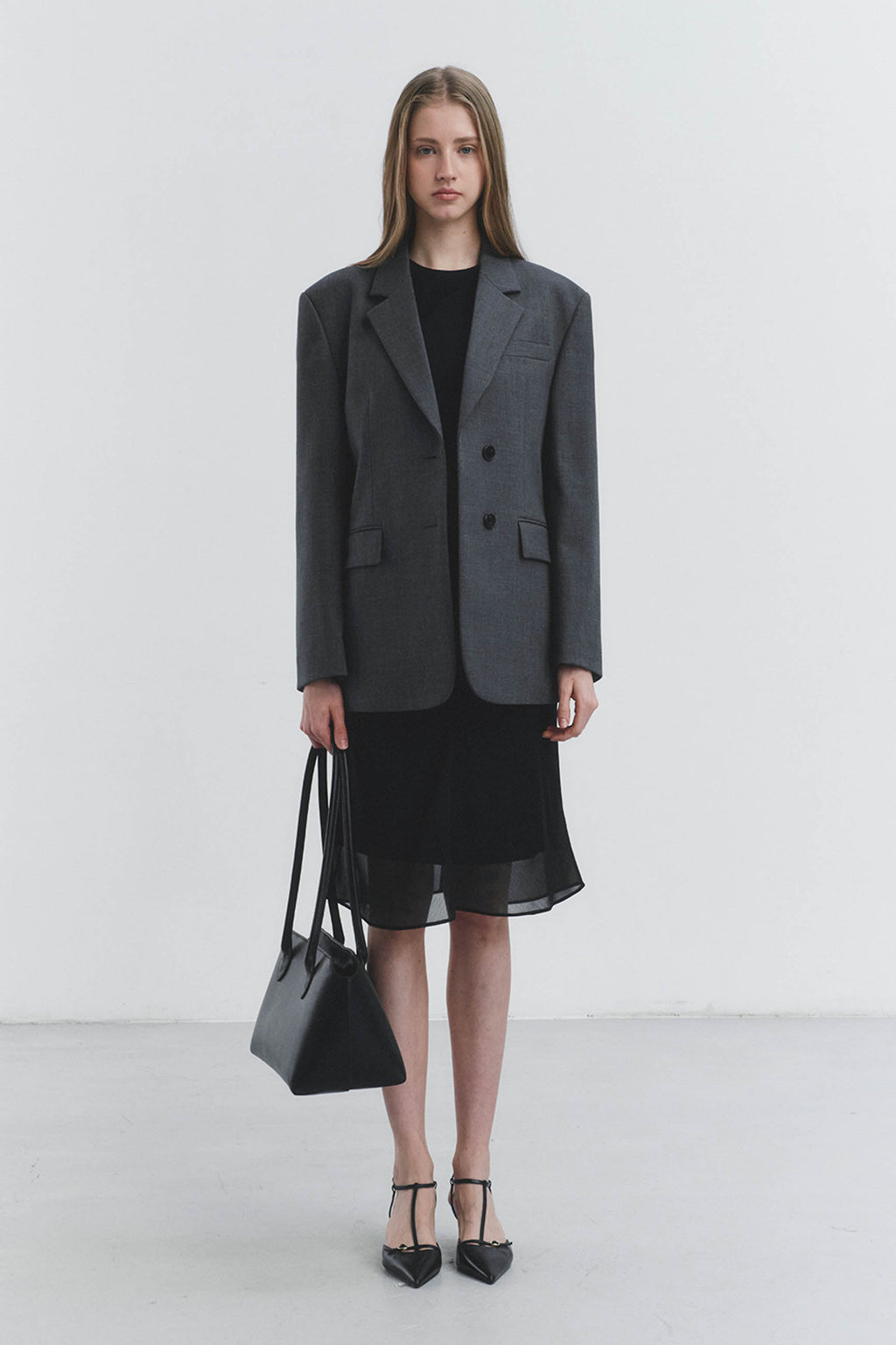 Klassischer Blazer Damen grau| DUNST