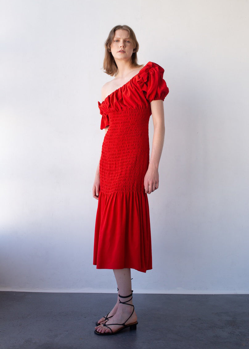SHAINA MOTE - Acacia Dress - Vermillion