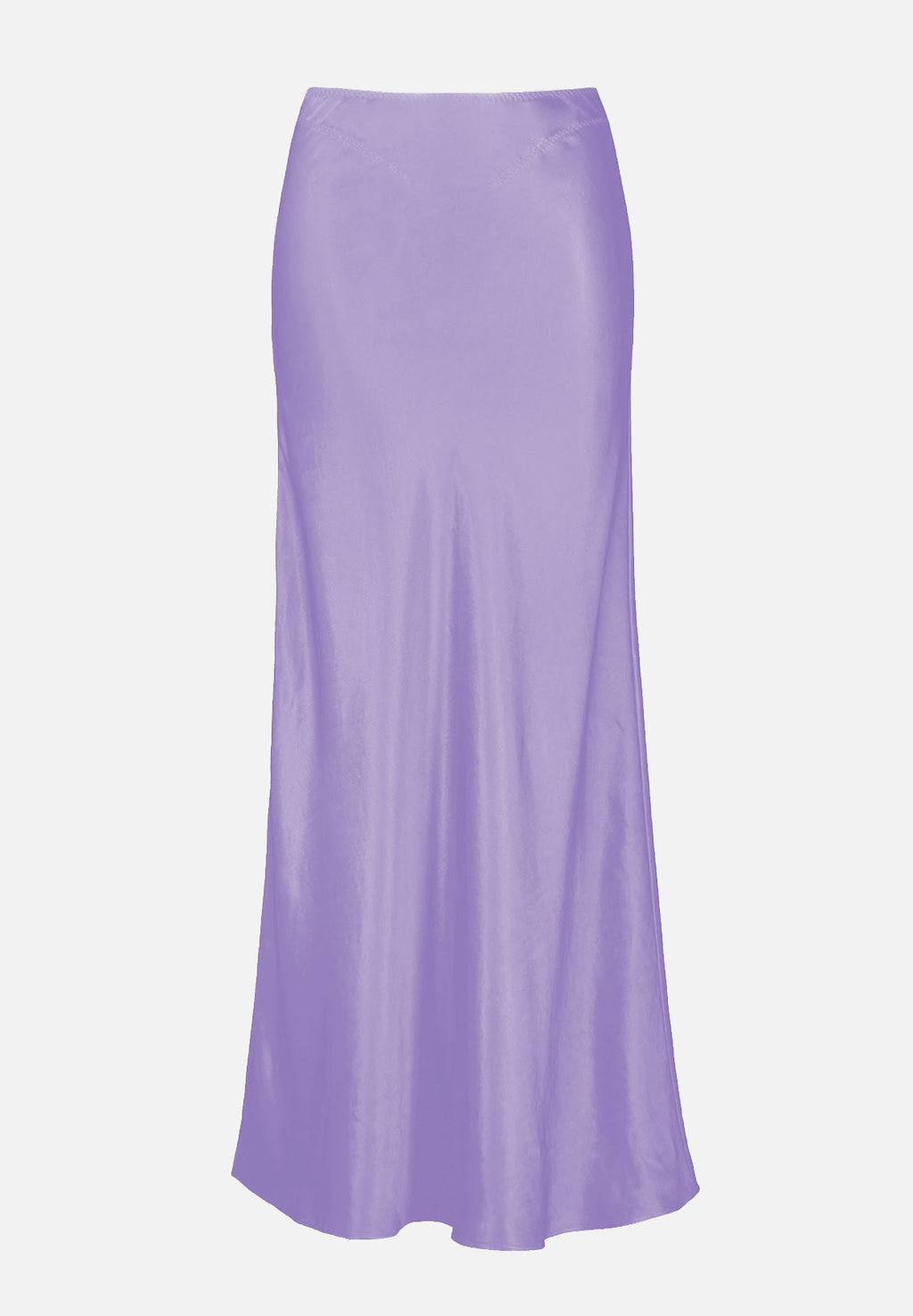 Anna October - Satin Maxi Skirt - lavender