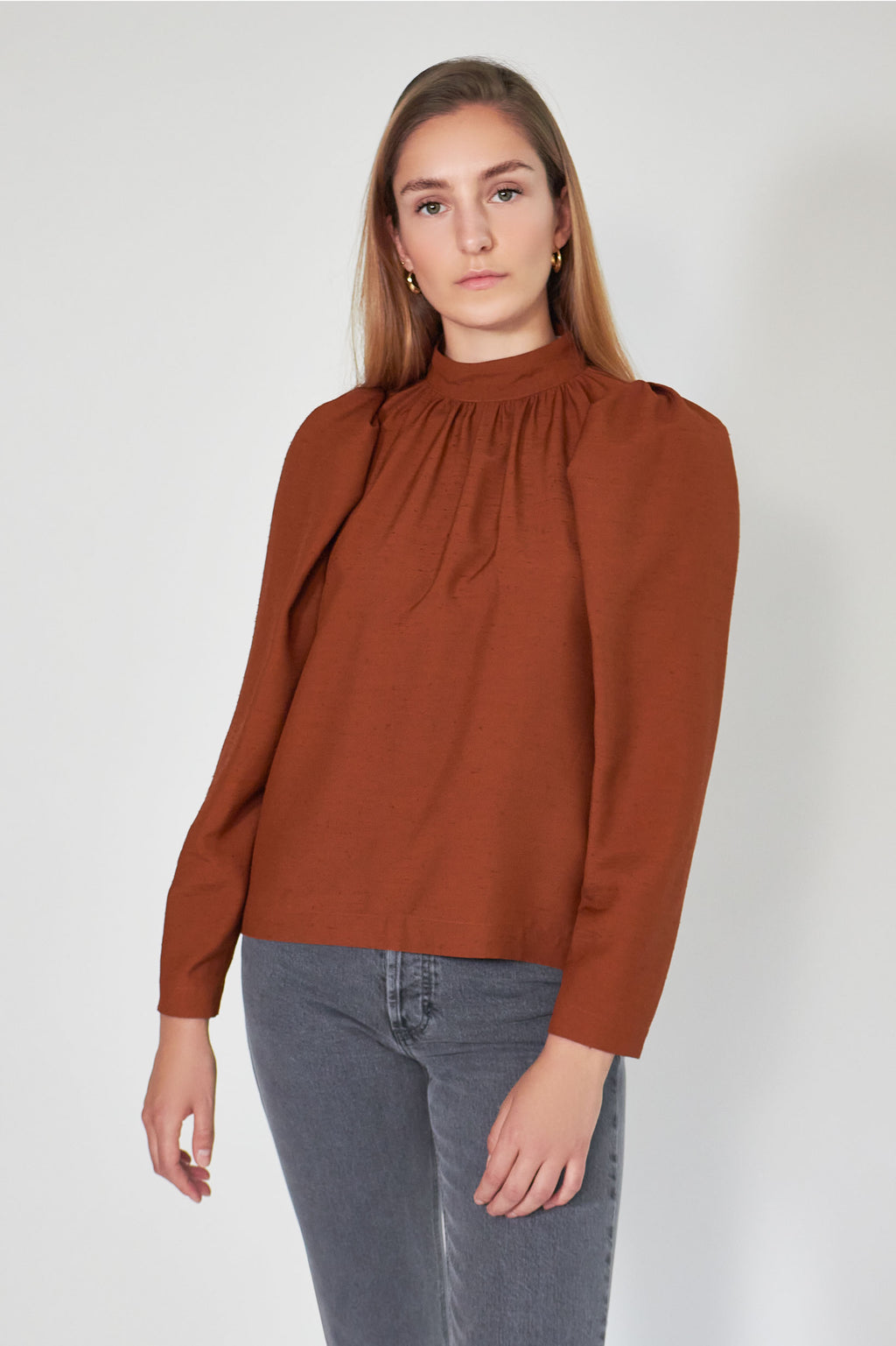 ROSEANNA Columbia Syl Blouse - caramel