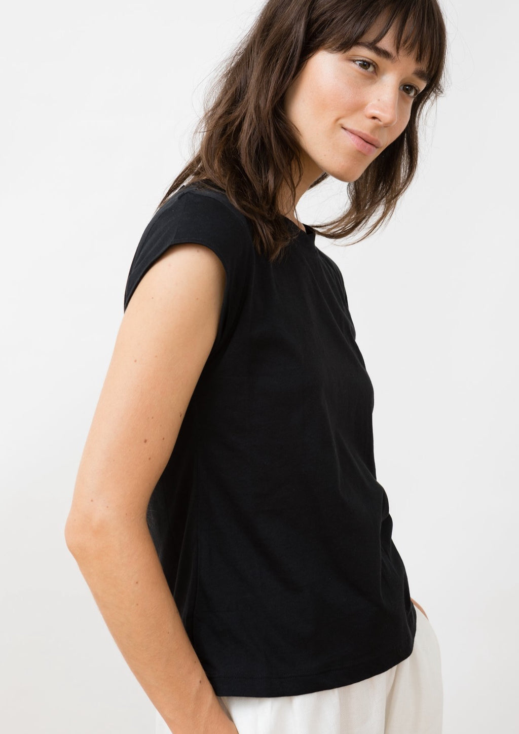 JUNGLE FOLK  - Isla Top - black