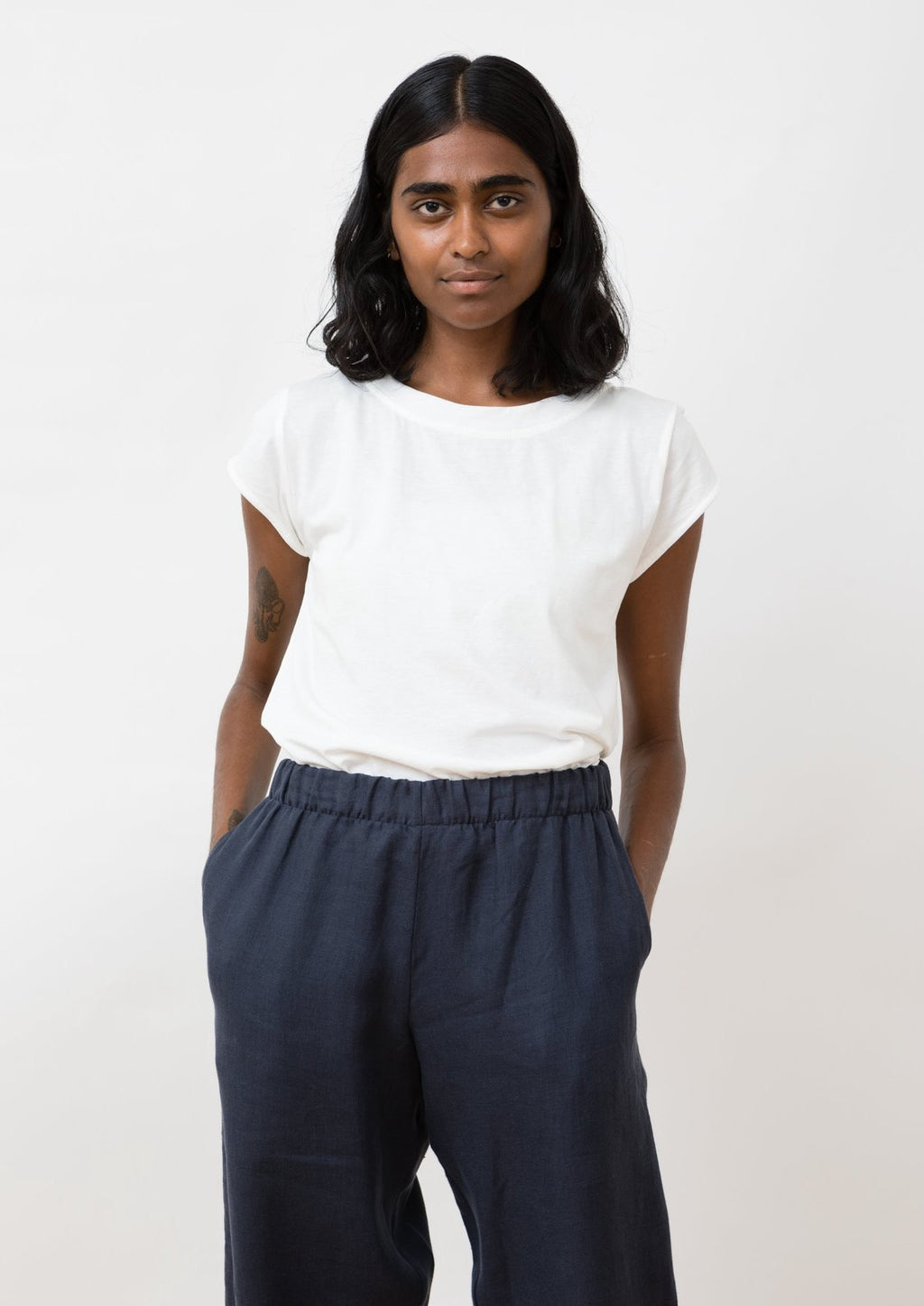JUNGLE FOLK - Isla Top - white