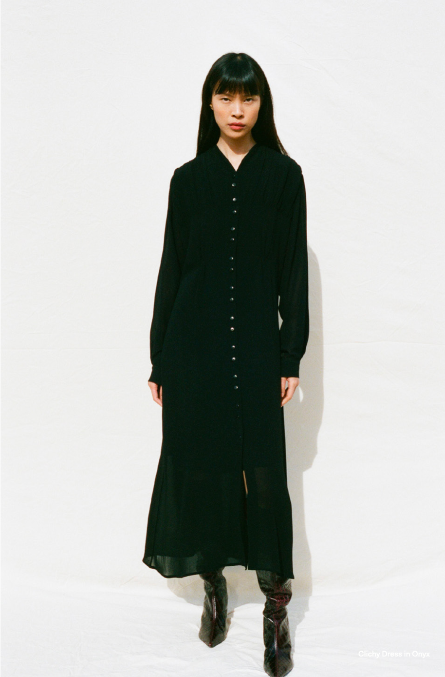 Shaina Mote CLICHY DRESS BLACK