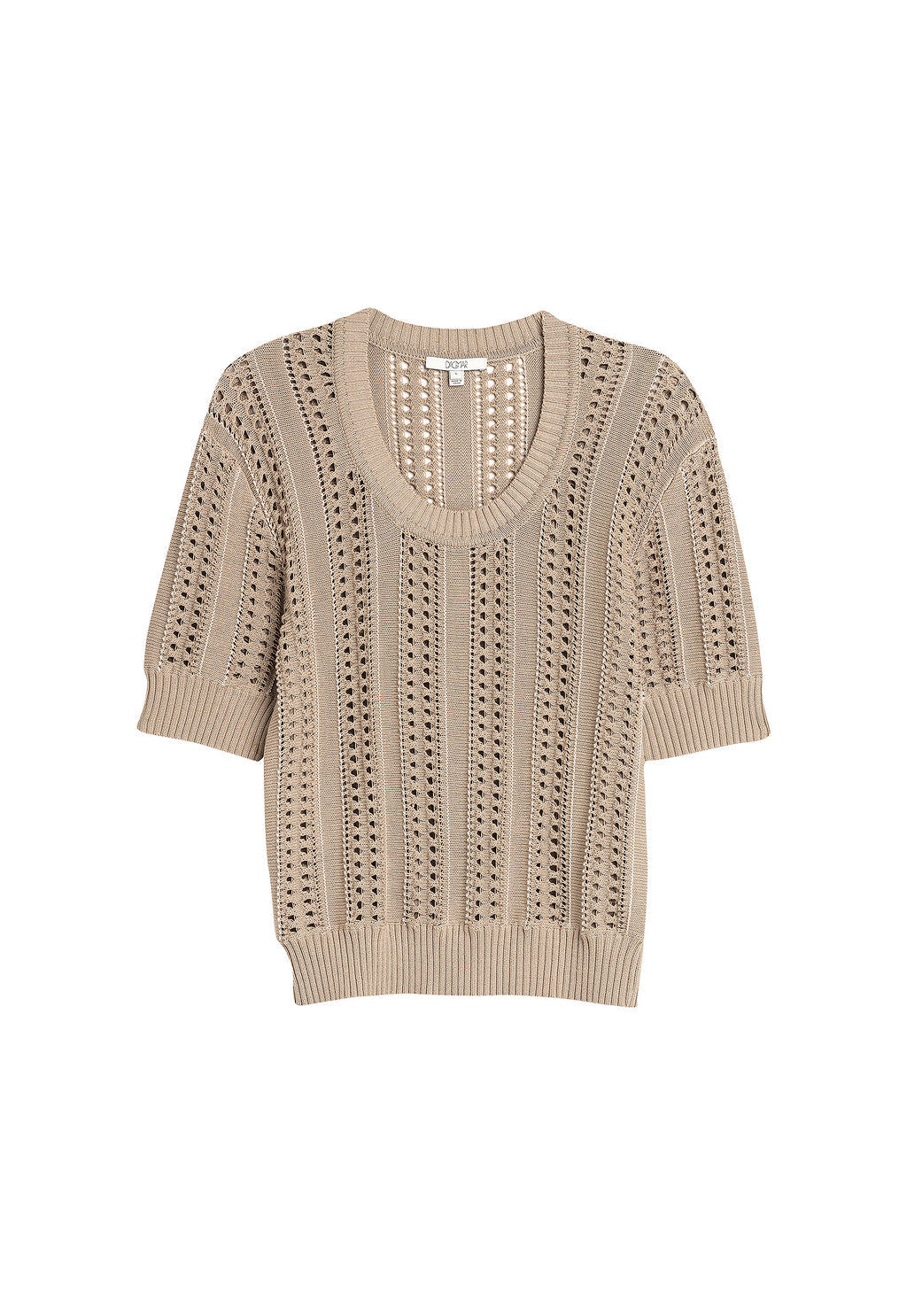 House of Dagmar - Tonya top - sand multi stripe