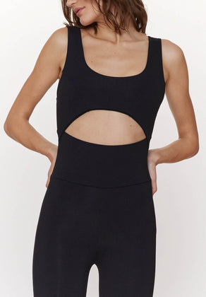 Cutout Bodysuit - black
