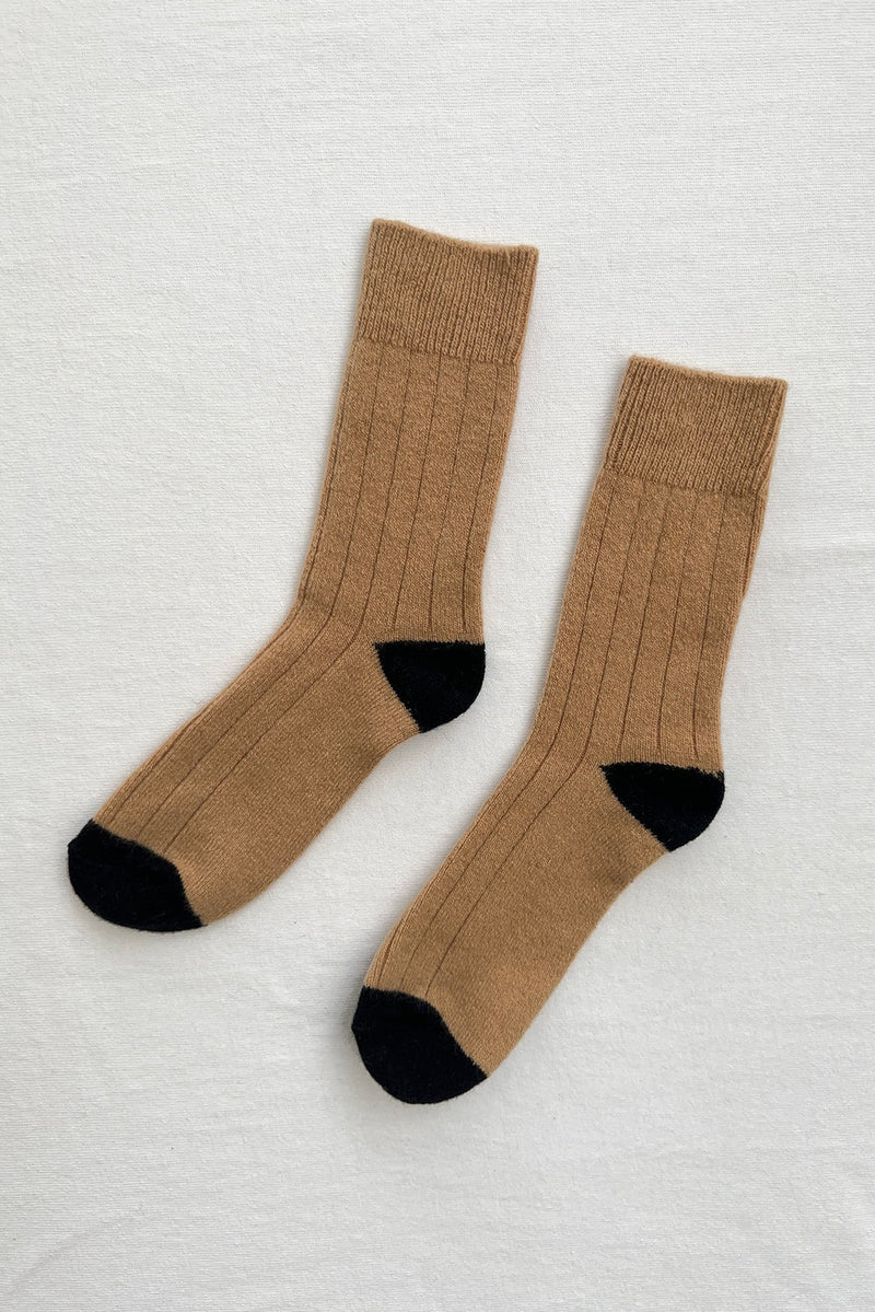 Cashmere Classic Socks - Camel