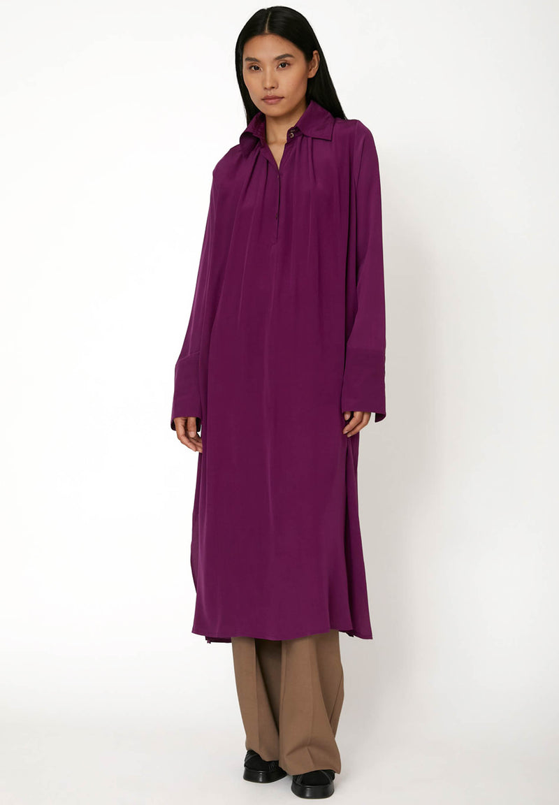 Byrds Dress - deep purple