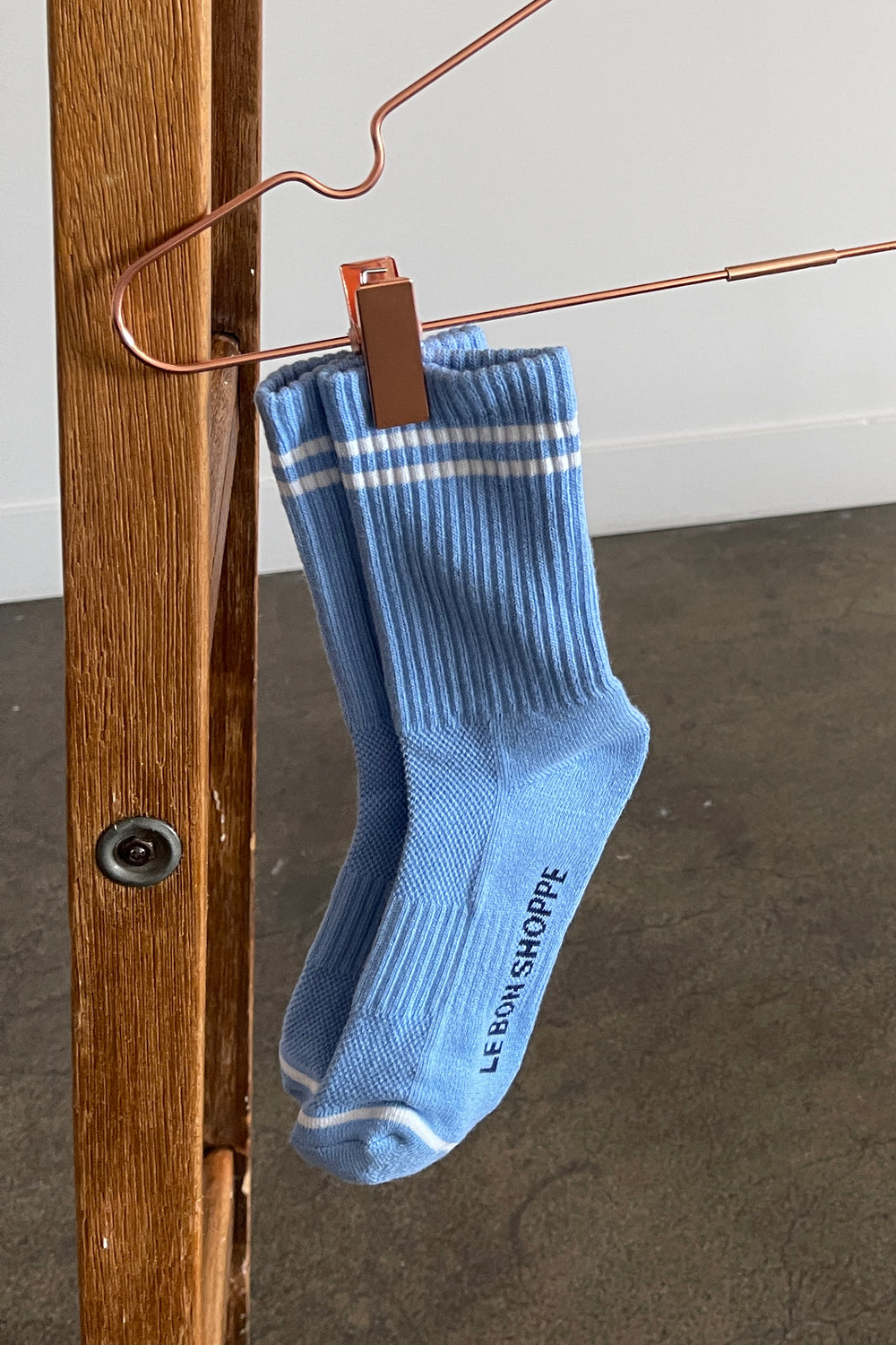 Boyfriend-Socken – Französisches Blau