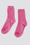 Her socks - Bright Pink