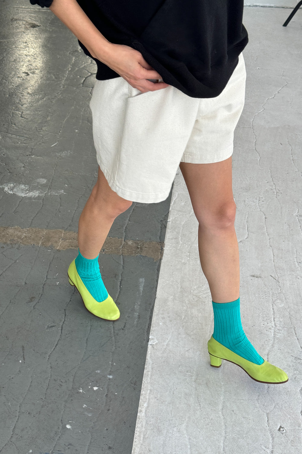 Her socks - Turquoise
