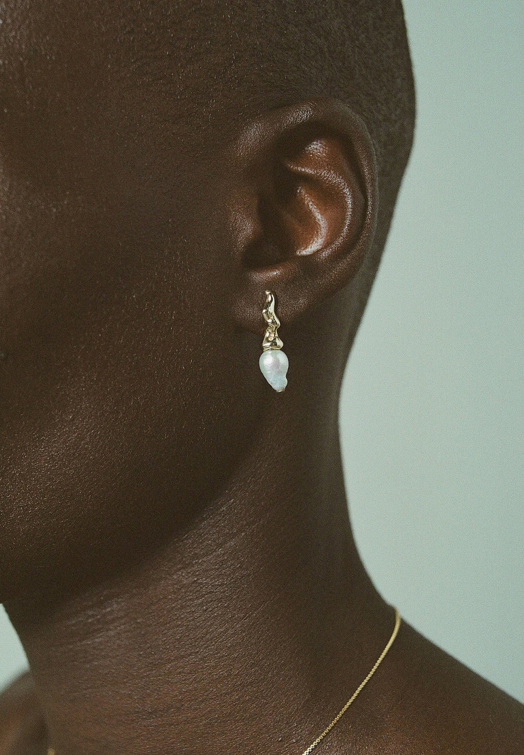 Sprig Perla Earrings - Gold