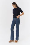 Boot Cut Jeans in klassichem blau | DUNST