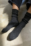 Winter-Sparkle-Socken – schwarz