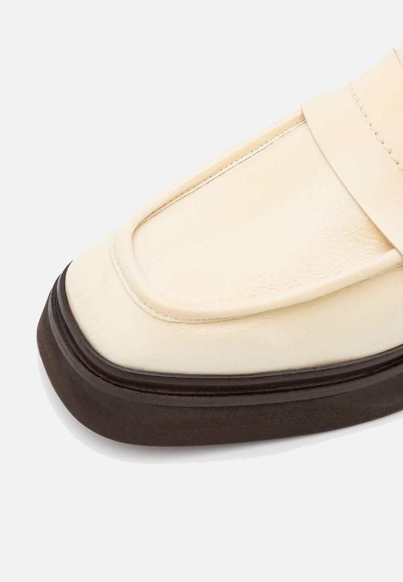 Chunky Loafer 45mm - Cream