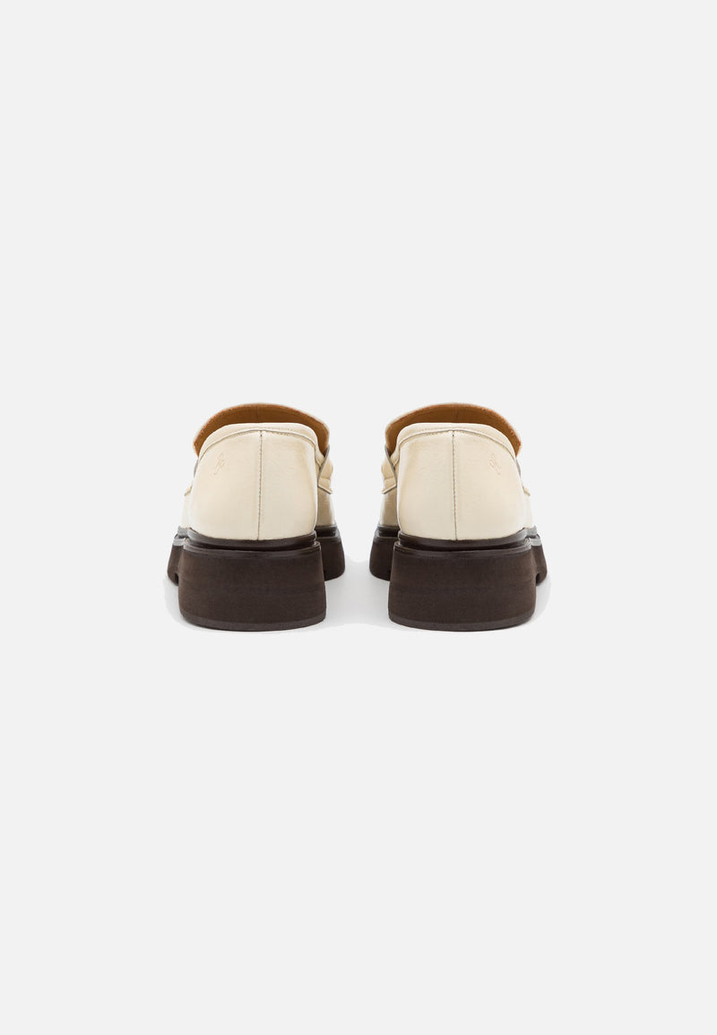 Chunky Loafer 45 mm - Creme
