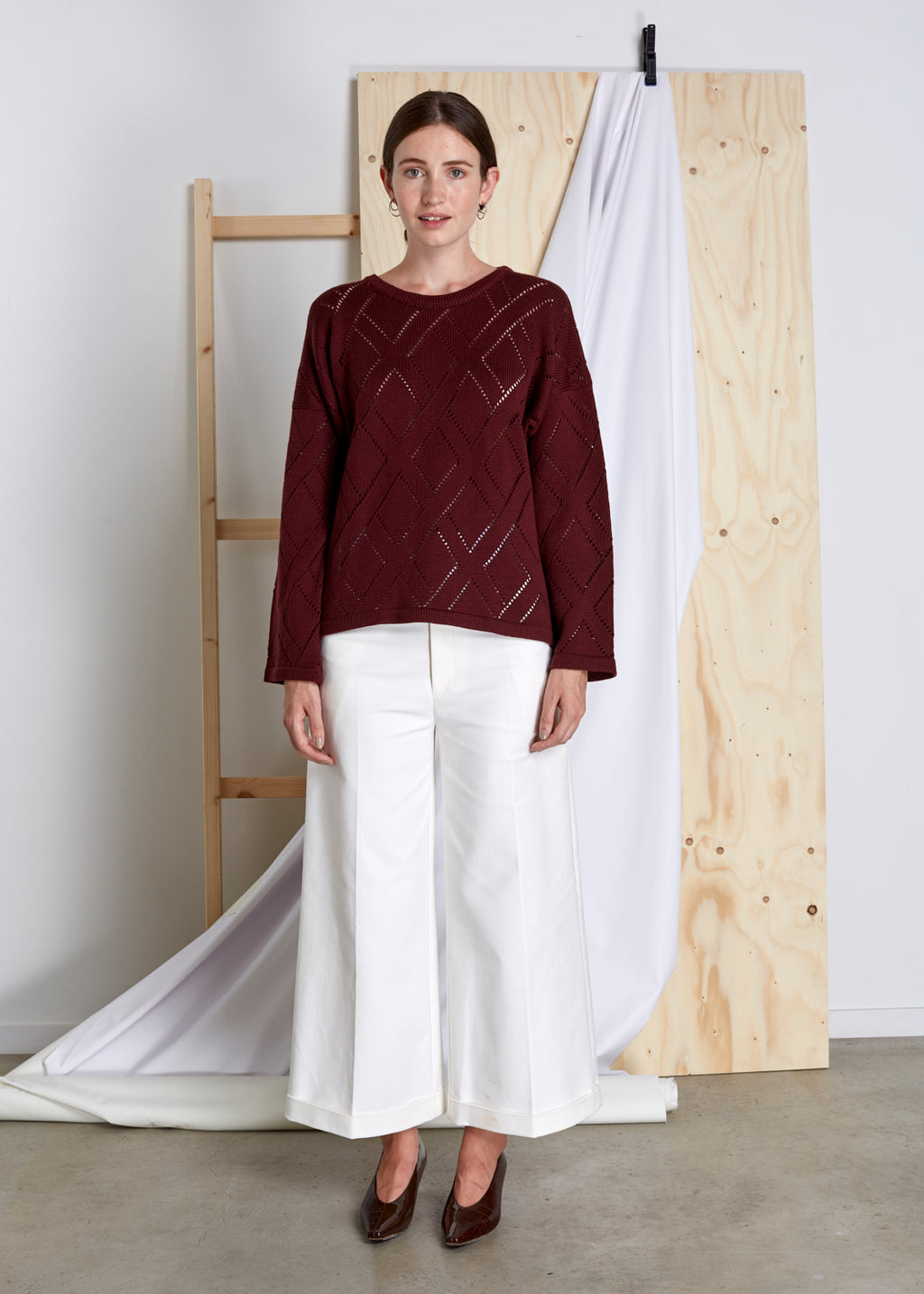 VIVIAN GRAF - Agnes Sweater - burgundy