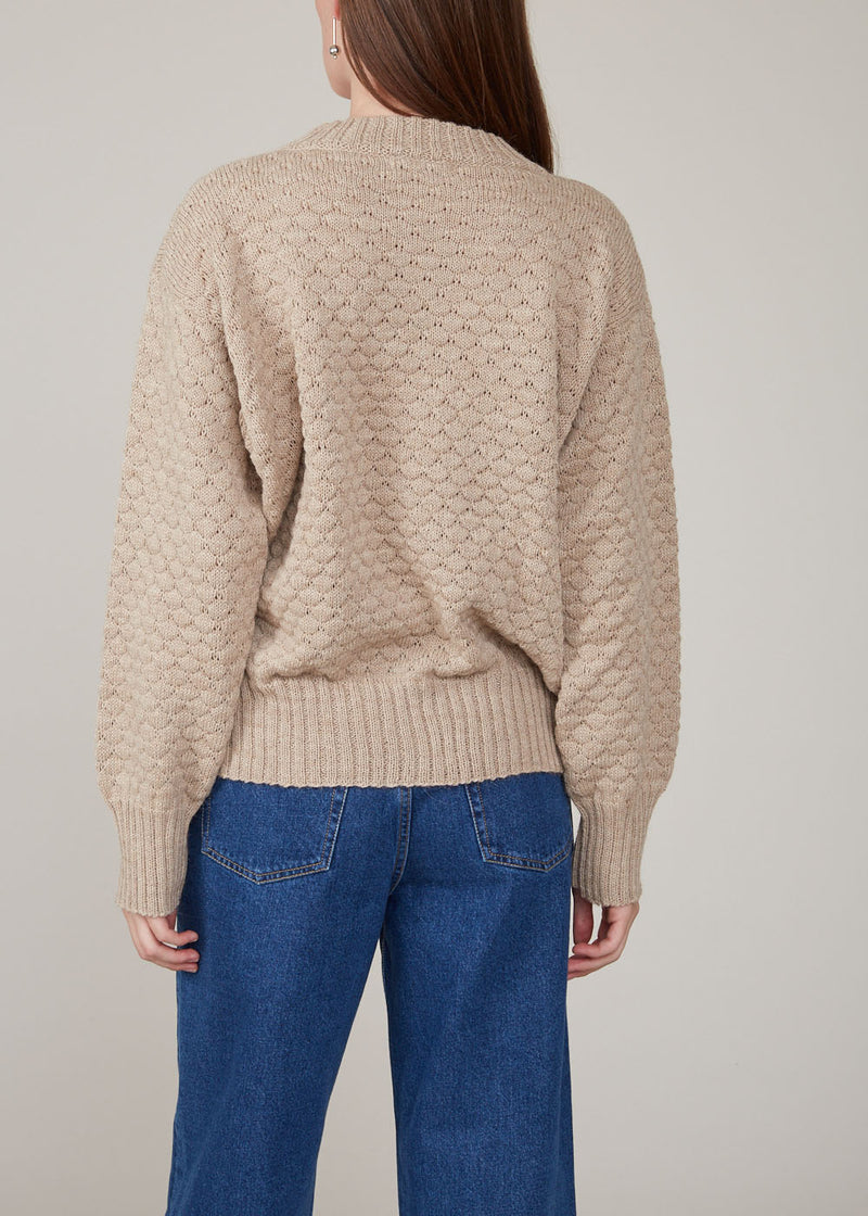 VIVIAN GRAF - Alva Sweater - marled beige