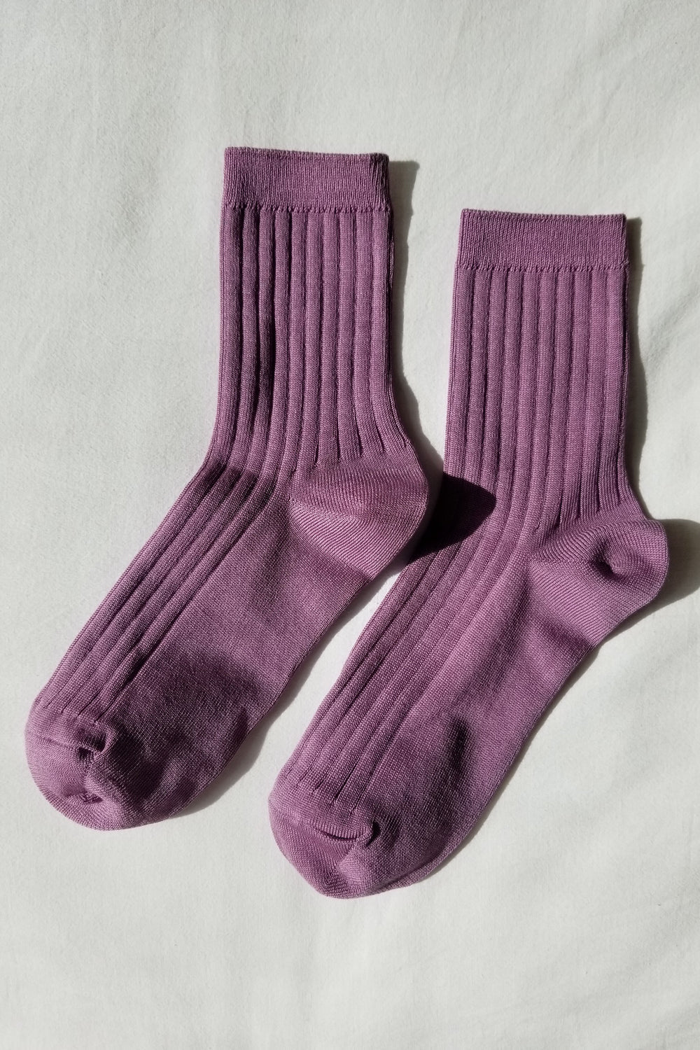 Her socks - orchid