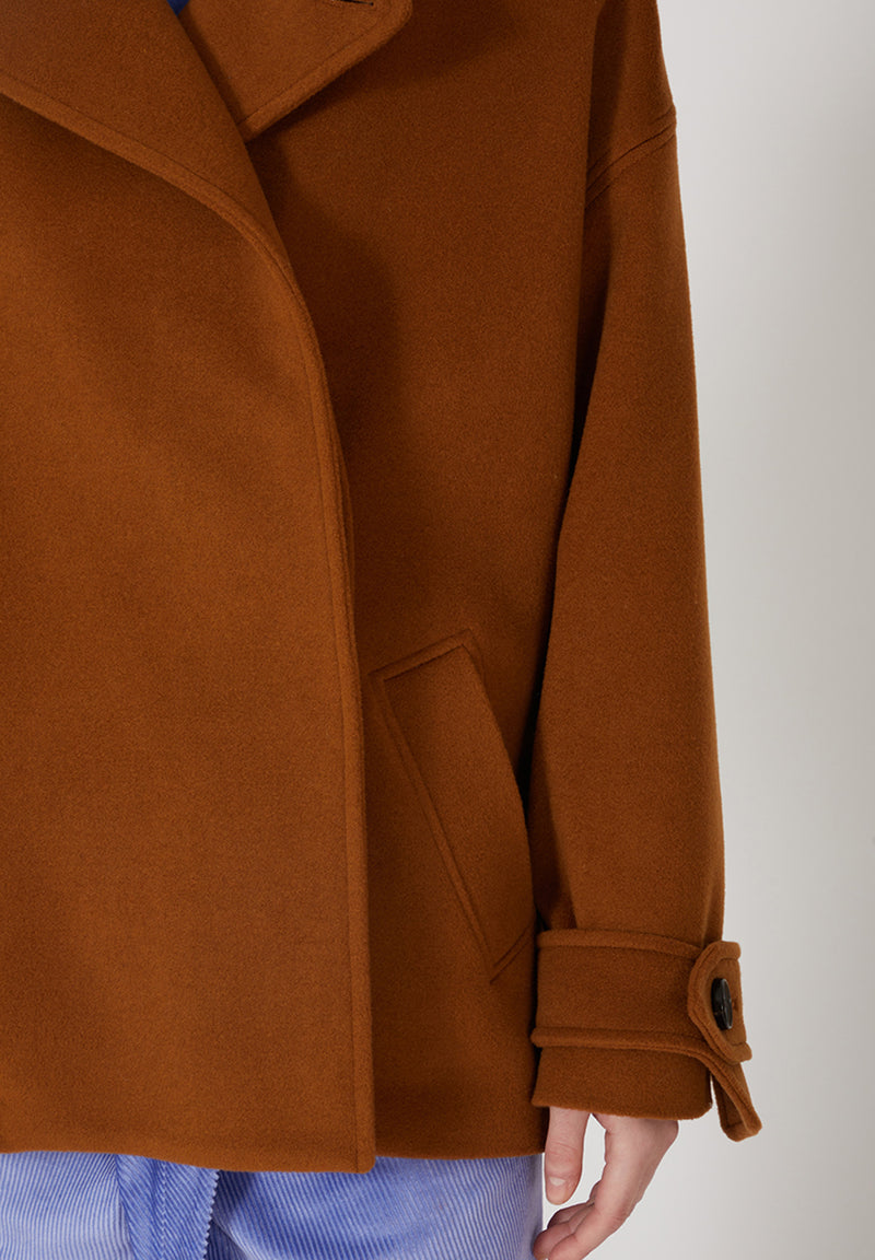 Mason Coat - amber brown