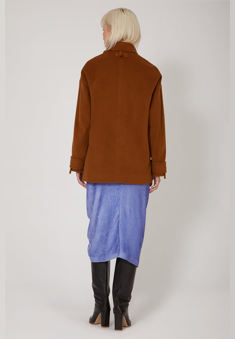 Mason Coat - amber brown