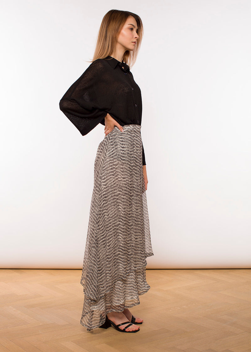 Valerie Skirt Long - Print