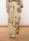 Charmain wide leg pjama pants - pistachio