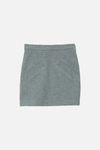 Gray Skirt - craft blue