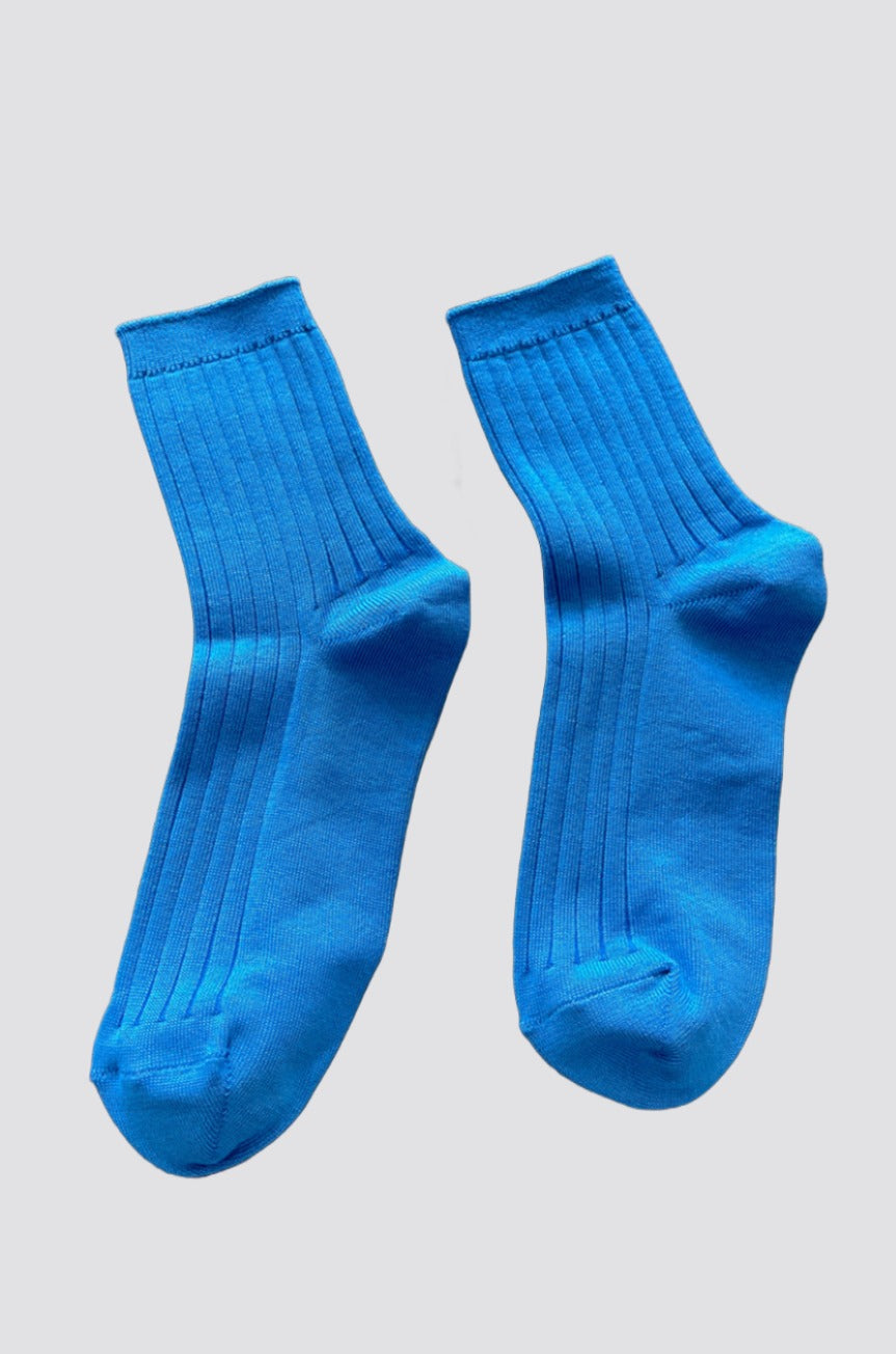 Her socks - Electric blue