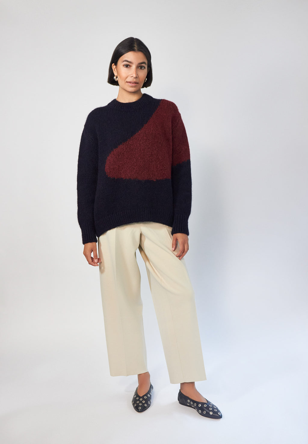Perriand Pullover - abstrakt