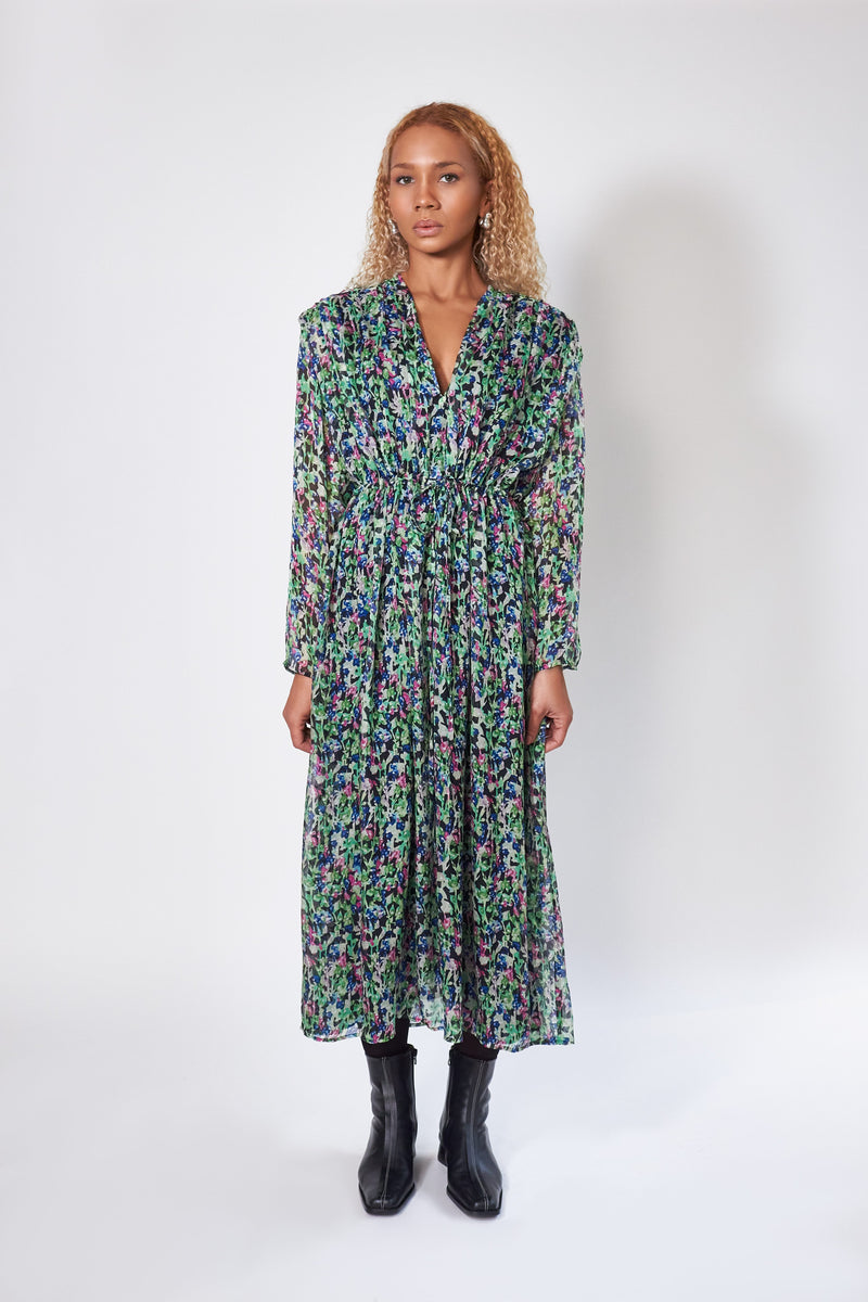 Caroline Monaco Dress - blue roy