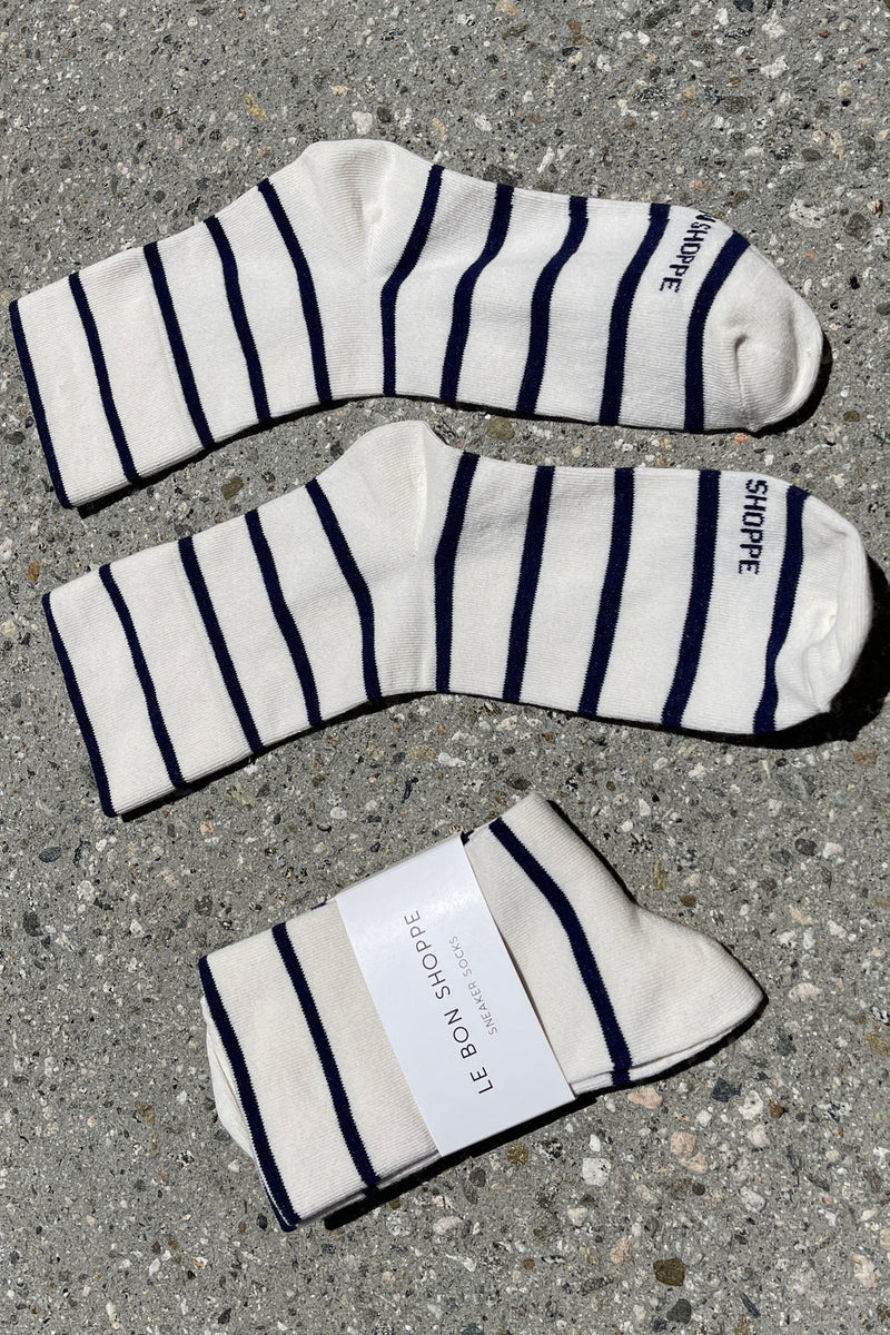 Wally Socks - breton stripe