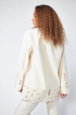 NANUSHKA - Sabia Cotton Shirt - Creme / Baumwoll Bluse