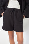 MISSING YOU ALREADY -  Cotton Knitted Shorts - black