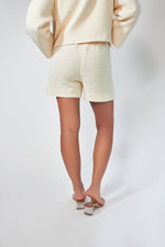 MISSING YOU ALREADY -  Cotton Knitted Shorts - ecru