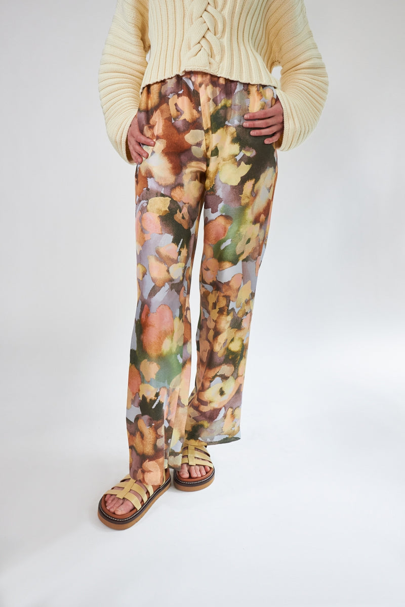 Pantalon Yareli - Imprimé animalier aquarelle