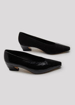 Antonine heels - black gloss