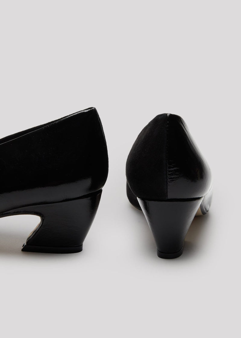 Antonine heels - black gloss