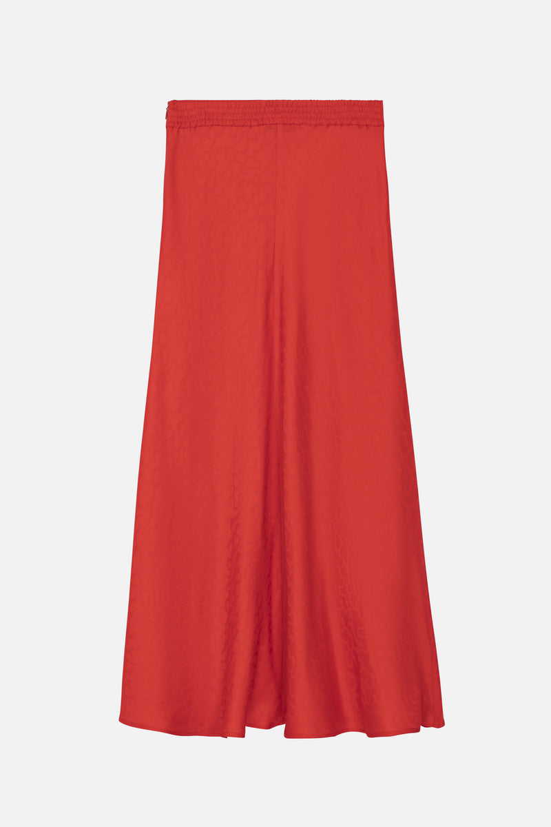 Elton Cloud Skirt - red