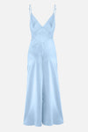 Cream Dress - light blue