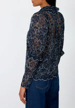 Victoire Fiore Bluse - Navy