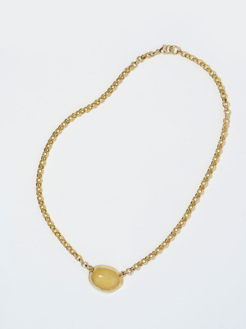 Candy Necklace - bronze / pineapple jaspar